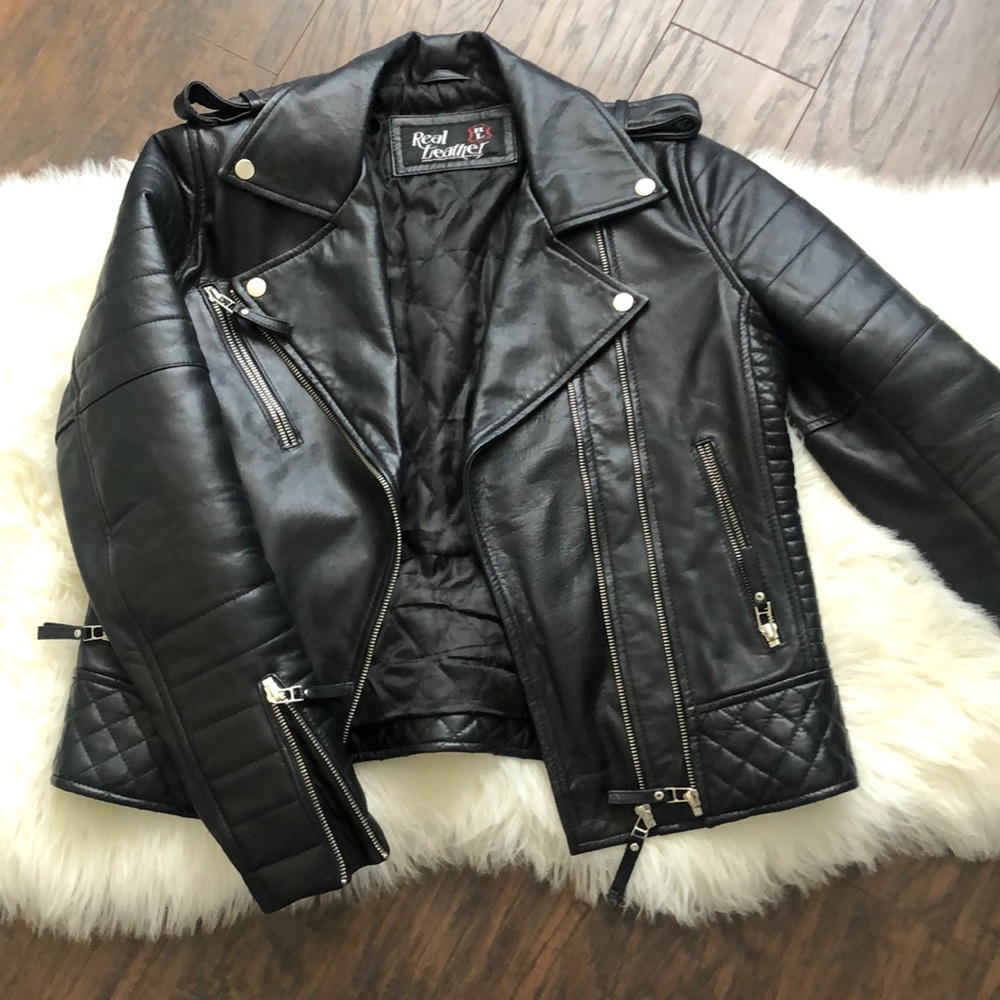 Leather Moto Jacket
